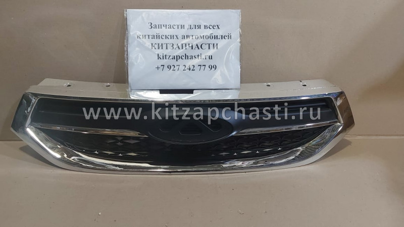 Решетка радиатора Chery Tiggo 3 ЧЕРНЫЙ ХРОМ T11-8401050PQ-УЦЕНКА ТРЕЩИНА